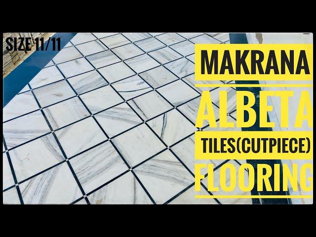 World best makrana albeta tiles(cutpiece) 11/11 makrana marble flooring  white tiles flooring bana