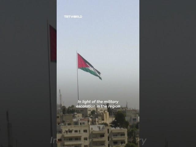 Jordanian authorities urge citizens to stay home amid regional tension