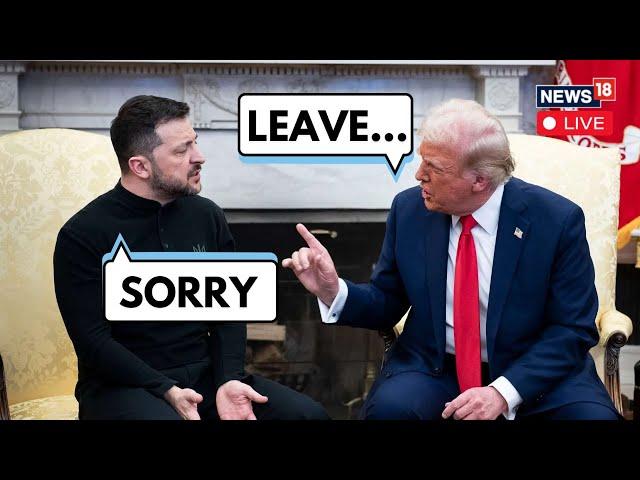 LIVE | Trump Berates Zelensky in Fiery Exchange at the White House | Russia Ukraine War | N18G