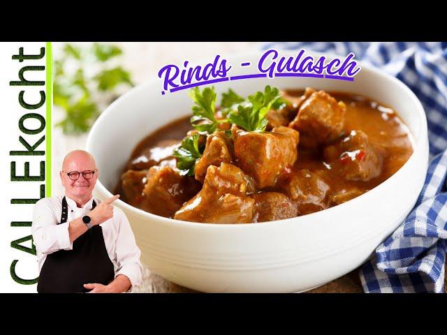 Rindsgulasch – Das einfachste und leckerste Rezept mit nur 4 Zutaten!