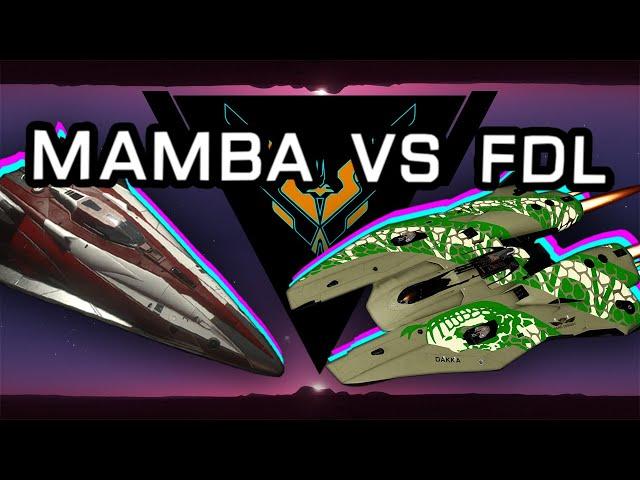 Elite Dangerous PvP - Mamba vs FDL  (Multicannons vs Plasmas)