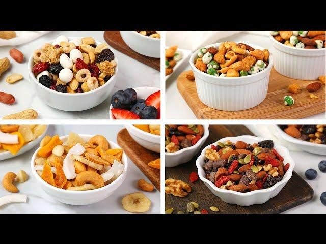 4 Healthy Trail Mix Recipes | Easy + Delicious Snack Ideas