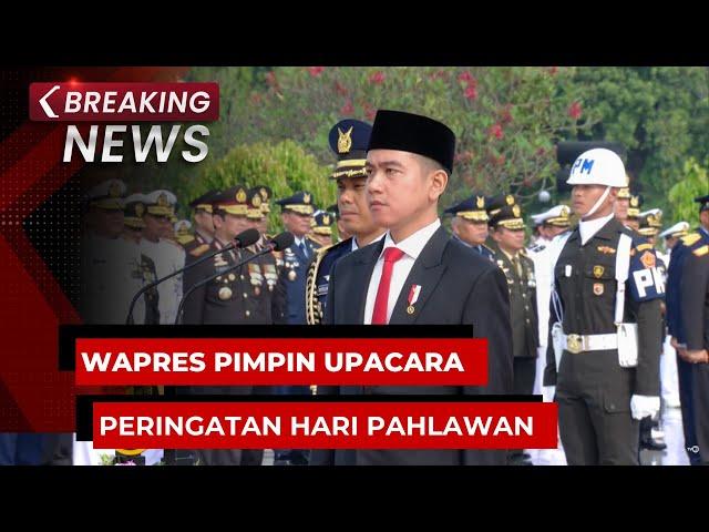 BREAKING NEWS - Wapres Gibran Pimpin Upacara Peringatan Hari Pahlawan di TMP Kalibata