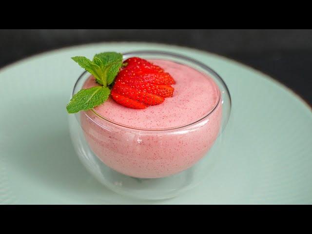 An airy dessert with just 2 simple ingredients!