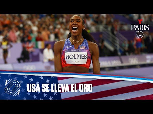 USA se cuelga el oro en Relevo 4x400 m femenino | Juegos Olímpicos París 2024