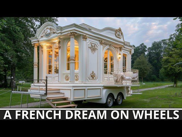 The Dream of a Romantic Tiny French House on Wheels | A Life of Beauty and Freedom