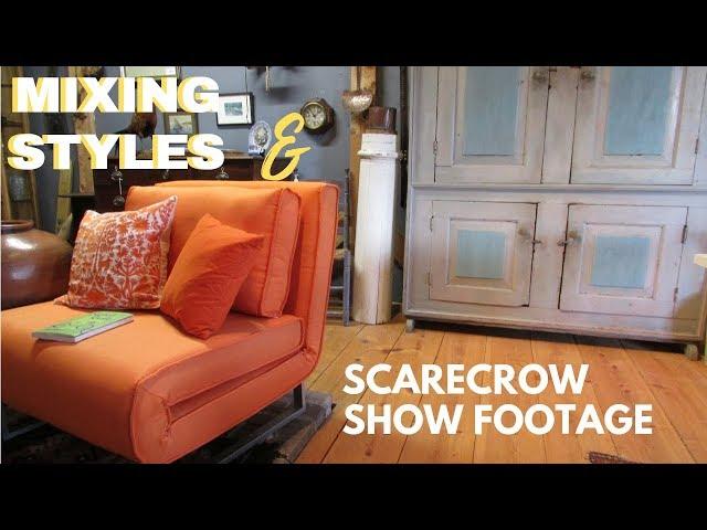 MIXING STYLES RETRO & ANTIQUES SCARECROW FOOTAGE ANTIQUE QUEST