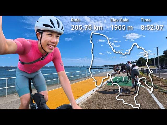 I cycled 200km around the perimeter of Sydney in ONE DAY using BIKE PATHS