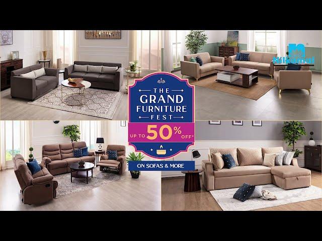 Sofa Sets by Nilkamal Furniture! The Great Furniture Fest | Up to 50% off*