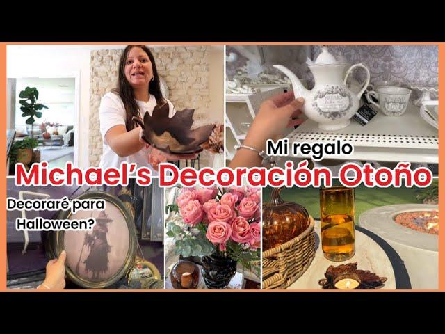 MICHAEL'S DECORACIÓN OTOÑO | PATIO LLENO DE FRUTAS | DECORARÉ PARA HALLOWEEN? COMPRAS NUEVAS | VLOG