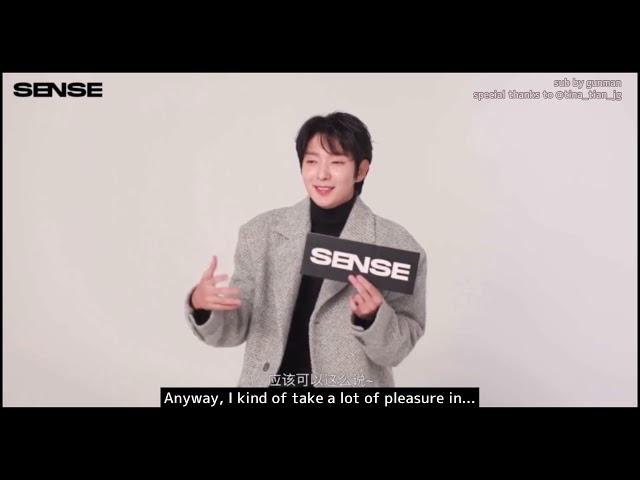(ENG) Lee Joon Gi interview with SENSE magazine