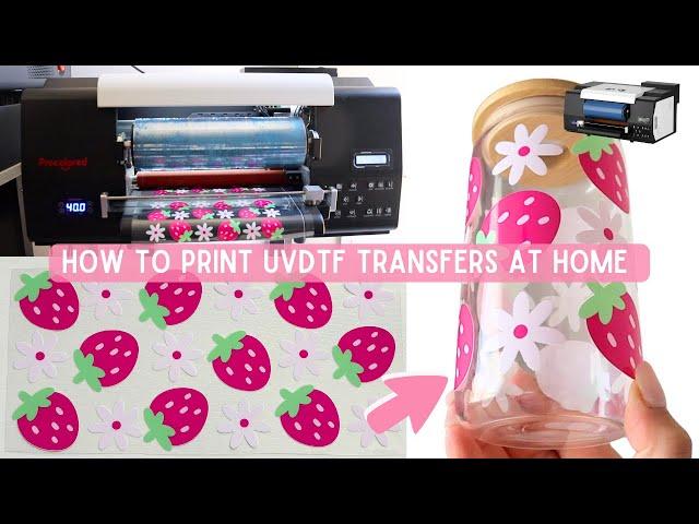 How To Print UV DTF Transfers At Home | How To Make Sticker Transfers,Procolored UV DTF Mini Printer