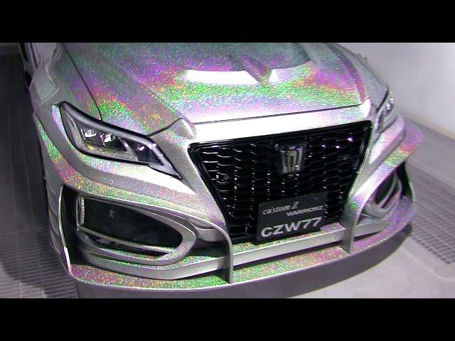 How to paint rainbow flakes on Luxury sedan / TOYOTA NEW CROWN