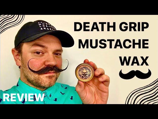 Death Grip Mustache Wax Review | Extra Strong Hold, All Natural | How to style a Handlebar Mustache