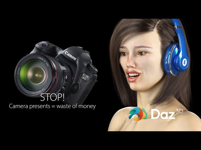 Daz Studio pro Tips: Cameras and Making your own Camera Presets