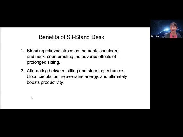 Jiamin Wan : Standing Desks