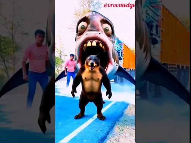 Massive Mixer Truck & Container Truck Accidentally!! A Visual Feast #vfx​ #viralshorts​ #tranding