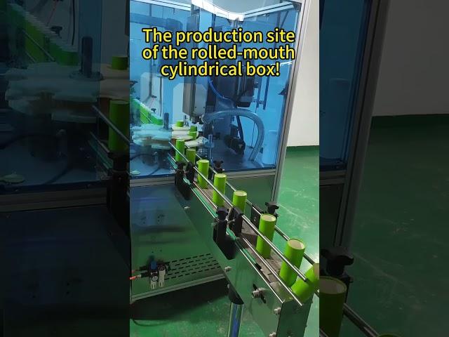 You have never seen the production site of cylindrical boxes!