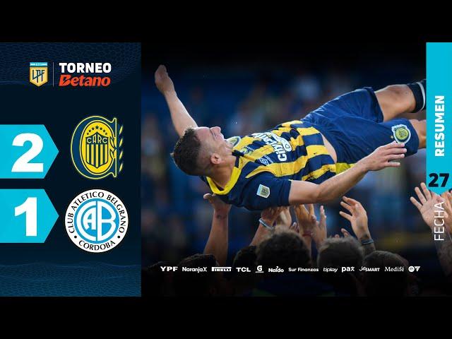 ROSARIO CENTRAL 2 - 1 BELGRANO I Resumen del partido | #TorneoBetano 2024