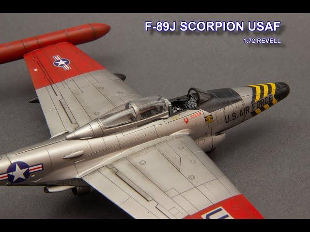 NORTHROP F-89J SCORPION Revell Model Kit Full Video Build