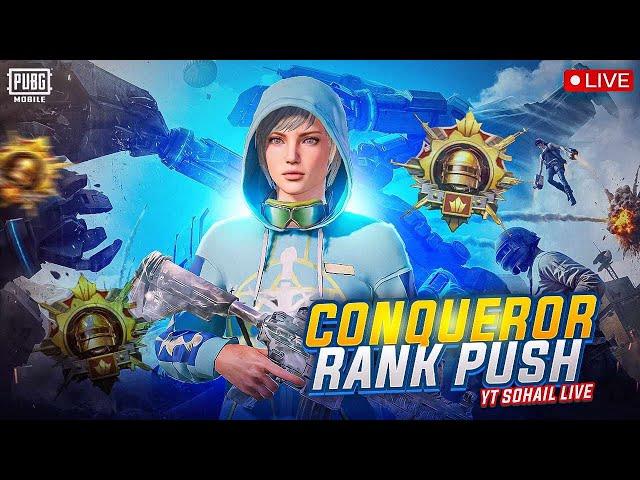 Conqueror Done Road To Top |YT Sohail Live | PUBG MOBILE | Live Streaming #conqueror #pubgmobilelive