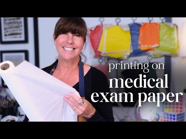 How To Print On Medical Exam Paper - for Mixed Media Artists