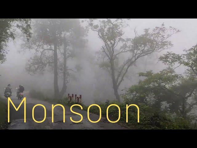 Mountains view during monsoon || Uttarakhand