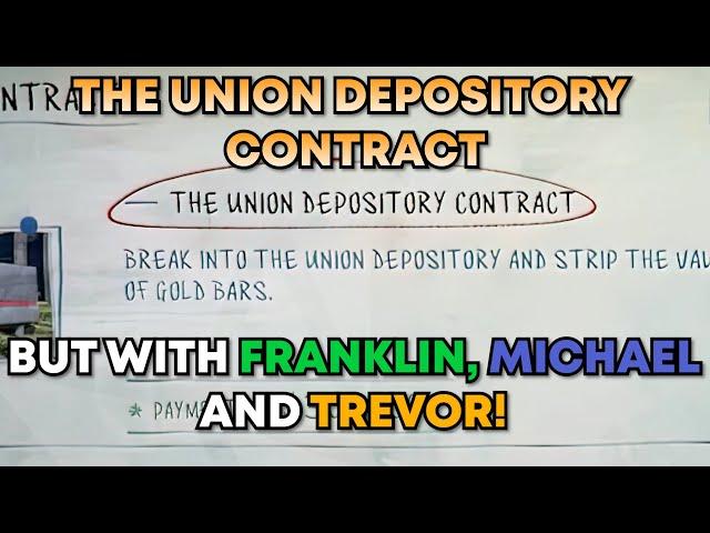 GTA Online Union Depository Contact But With Franklin, Michael and Trevor!