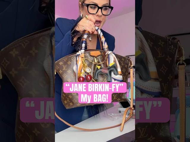 Wait I’m obsessed”JANE BIRKIN-FY” my bag with me #style #fun #trend #janebirkin