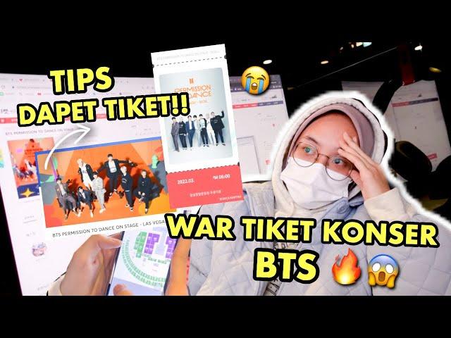 BTS TICKET CONCERT VLOG  HOW SCARY IT IS TO GET BTS TICKET CONCERT?!  I GOT IT!! 