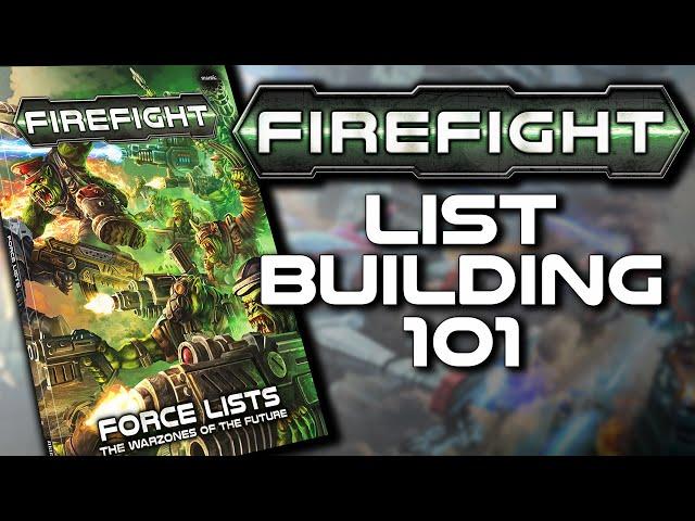 Firefight 2.0 by Mantic Games - How to List Build for Beginners