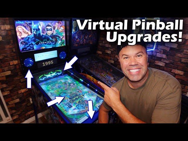 My Full Size Ultimate Virtual Pinball Machine Gets Awesome Upgrades!