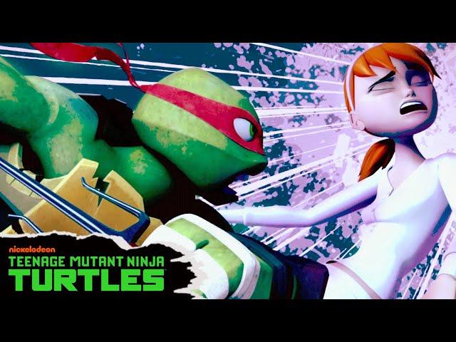 Ninja Turtles Fight April's Clones!  | Full Scene | TMNT