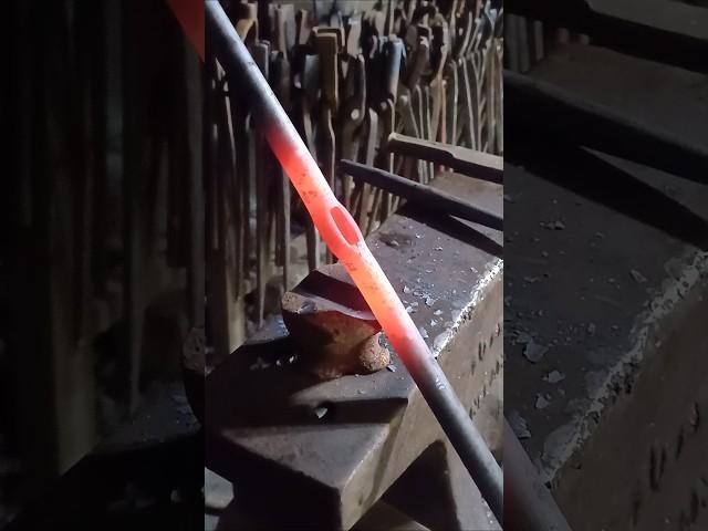 Slit and drift like a smith  #ireland #blacksmith #traditional #diycrafts #diy #hotpunching #craft