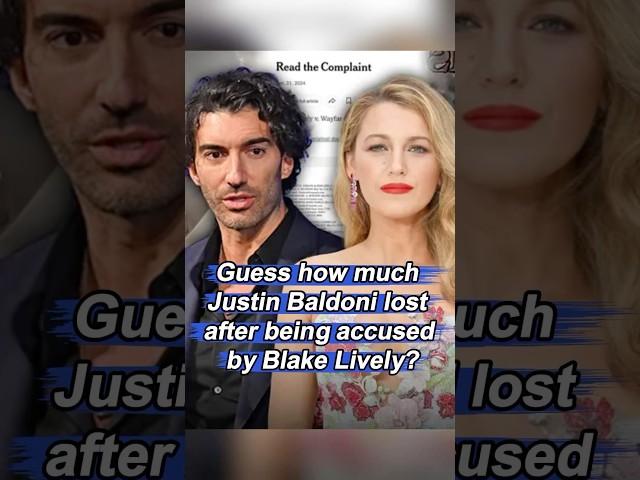 Guess how much Justin Baldoni lost after being accused by Blake Lively? No wonder he's asking for