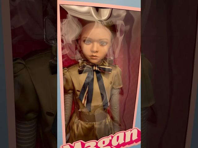 First look in hand Neca M3gan life size replica!!! #m3gan #horror #neca #replica #m3gandoll #fyp