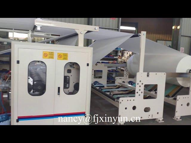 Automatic glue lamination maxi roll bobbin tissue paper machine production line