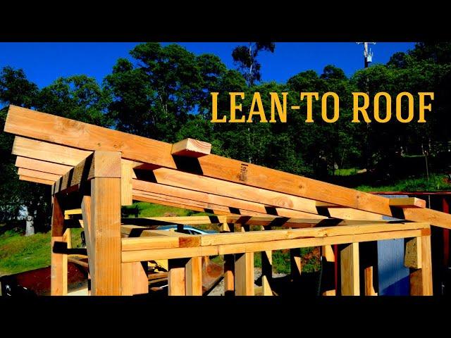 BIRDS MOUTH & PURLINS Cutting The Roof | Chicken coop build PART- 4