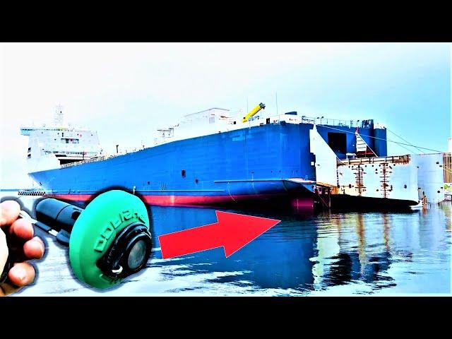 I CASTED a GOFISH CAMERA under this GIANT SHIP and IT HOLDS a BIG SECRET!