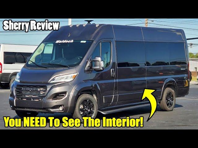 NEW 2024 9 Passenger Conversion Van! Extended Body Ram ProMaster | Sherry Review