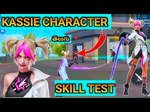 Kassie Character Skill Test; Kassie Character Ability Test; Kassie Free Fire New Character;