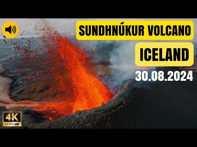 Grindavik Volcano Update! Drone Flight Over The Eruption! Iceland Volcano Eruption!