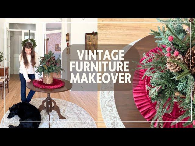 BRINGING CHARACTER BACK TO MY ENTRYWAY TABLE | EASY FURNITURE FLIP