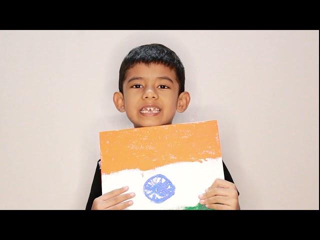 Painting of the Indian Flag - Aryan Zubin