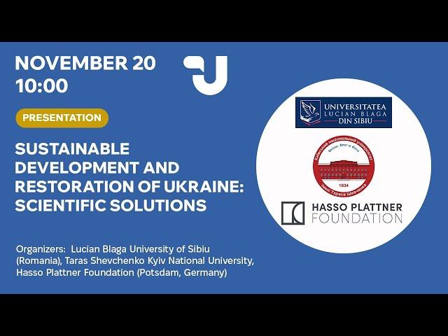 Sustainable development and restoration of Ukraine: scientific solutions