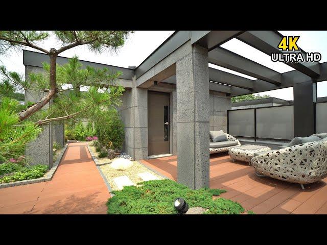 조경과 정원만 봐도 품격이 느껴집니다..! 경기도 광주 고급주택 주노피렌체 블루 Korean luxury house