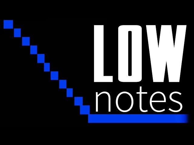 How to Sing LOW Notes!