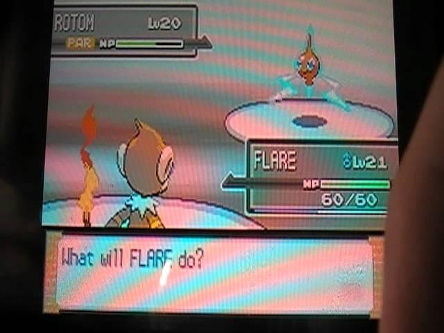 Pokemon Platinum:Legendary Rotom battle