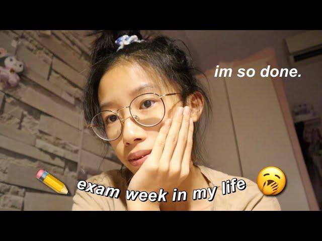 高中第一次紧张考试周  exam week in my life (highschool malaysia)