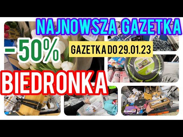 -50% Biedronka NOWA GAZETKA co tygodniowy PRZEGLĄD koszy WSZYSTKO NA PROMCE @CoNowego1313